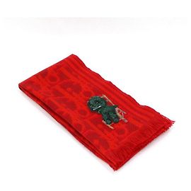 Dior Sciarpa in lana Otani Workshop Logo Rosso