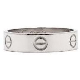 Cartier Classic Love Ring aus Weißgold Weiß
