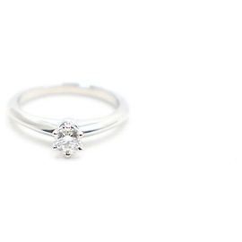 Tiffany & Co Platin-Diamant-Ehering Karat Größe Silber