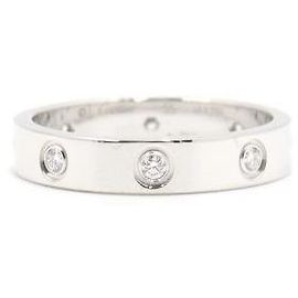 Cartier Weißgold Trauring Love Ring Karat Diamantring Weiß