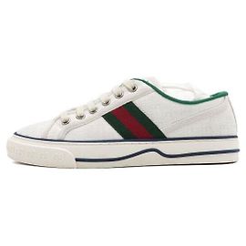 Gucci Tênis de lona Tennis para mulher Multicor