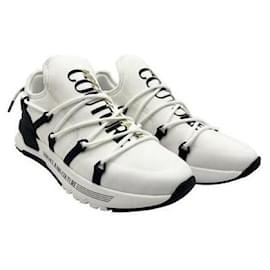 Versace Baskets Dynamic Blanc