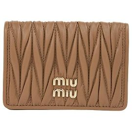 Miu Miu Matelassé-Napa-Kartenetui Orange