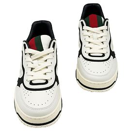 Gucci Baskets Reweb en cuir blanc Blanc