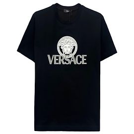 Versace Medusa Logo Short Sleeve T-Shirt Black