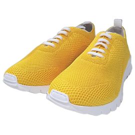 Kiton Baskets en maille de coton jaune Jaune