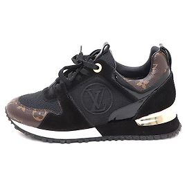 Louis Vuitton Sneakers Runaway da donna Black Monogram Nero