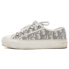 Sneakers Walk'n Dior Oblique da donna, Grigio Pietra Marrone