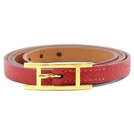 Hermès Double Tour Armband Rot