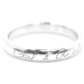 Van Cleef & Arpels Platinum Infinity Signature Ehering Silber
