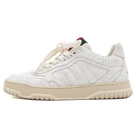 Gucci Sneaker Reweb in tela bianca da donna Bianco
