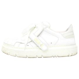 Dior Tênis ID de couro branco para mulher Branco