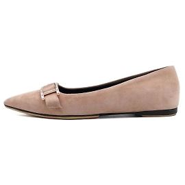 Hermès Sapatilhas DOUCE em camurça rosa Rosa