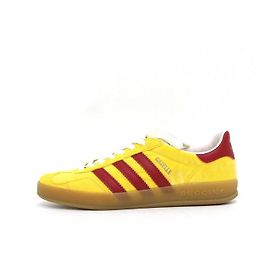 Gucci Sneaker Gazelle in velluto giallo da donna Giallo