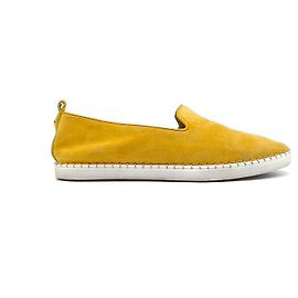Hermès Mocassins en daim Jaune