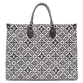Louis Vuitton Bolsa Tote e Bolsa de Ombro OnTheGo GM Branco