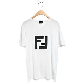 Fendi FF Logo T-Shirt Weiß