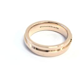 Tiffany & Co Schmaler Goldring Gelbgold Größe Gelb