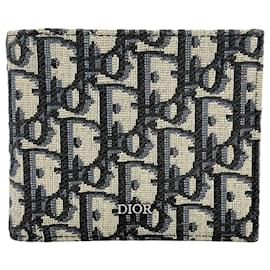 Dior Oblique Wallet Blue