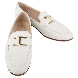 Tod's Gold Timeless Loafers Größe Golden