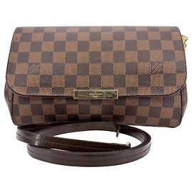 Louis Vuitton Damier Favorite MM Braun