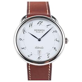 Hermès Reloj Automático para Hombre Plata