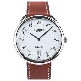 Hermès Relógio Automático Masculino Prata