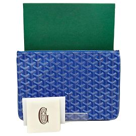 Goyard Pochette MM Clutch Blu