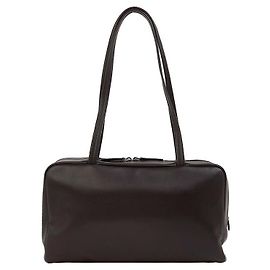 The row Bolsa Bowling Astra de Couro para Mulher DBAS Preto