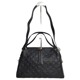 Louis Vuitton Borsa a tracolla Pontieux PM Monogram Empreinte nero Nero
