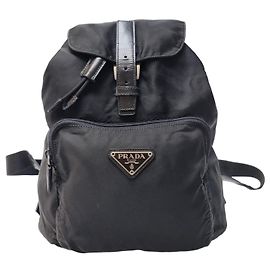 Prada Nylon One Pocket Medium Backpack Unisex (Advanced, Rare Item) Black
