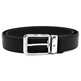 Montblanc Ledergürtel Schwarz Schwarz