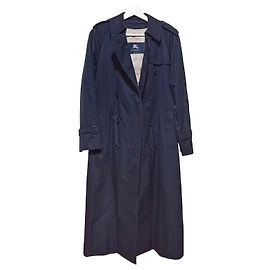 Burberry Doppelrevers-Trenchcoat Blau