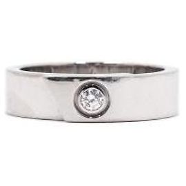 Cartier White Gold Diamond Anniversary Ring White