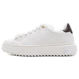 Louis Vuitton Tênis Timeout brancos para mulher Branco
