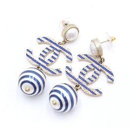 Chanel Pendientes de gota CC Pearl Ball Multicolor