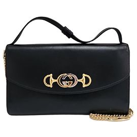 Gucci Interlocking Top Handle Small Crossbody Bag Silvery