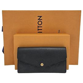 Louis Vuitton Monogram Empreinte Black Sarah Wallet Long Wallet Multiple colors