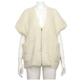 Gucci Mohair-Strickjacke für Damen Weiß