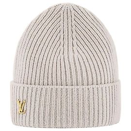 Louis Vuitton Gorro Spark Cinza Marrom