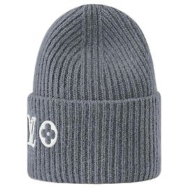 Louis Vuitton Iconic Signature Strickmütze Braun