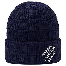 Louis Vuitton Gorro Snug Damier Navy Azul