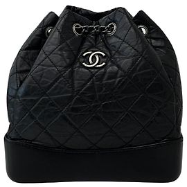 Chanel Gabrielle Backpack Small Series Black