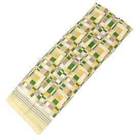 Burberry Sciarpa a quadri giallo e verde Verde