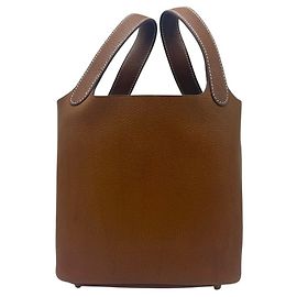 Hermès Picotin Lock Barenia Gold Doré