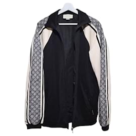 Gucci Oversized Technical Jersey Jacket Black