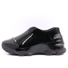 Givenchy Black Glossy Monumental Mellow Rubber Sneakers for Men Black