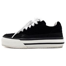 Chanel Sneaker in suede e velluto nero da donna Nero