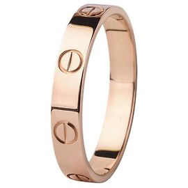 Cartier Mini Love Ring in Roségold Größe Pink