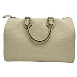 Louis Vuitton Sac cabas Speedy Epi White Blanc